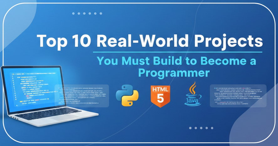 Top 10 Real-World Projects You Must Build to Become a Programmer (Beginner-Friendly Guide)